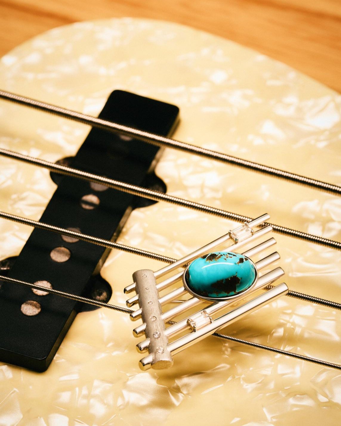 Strike A Chord Brooch