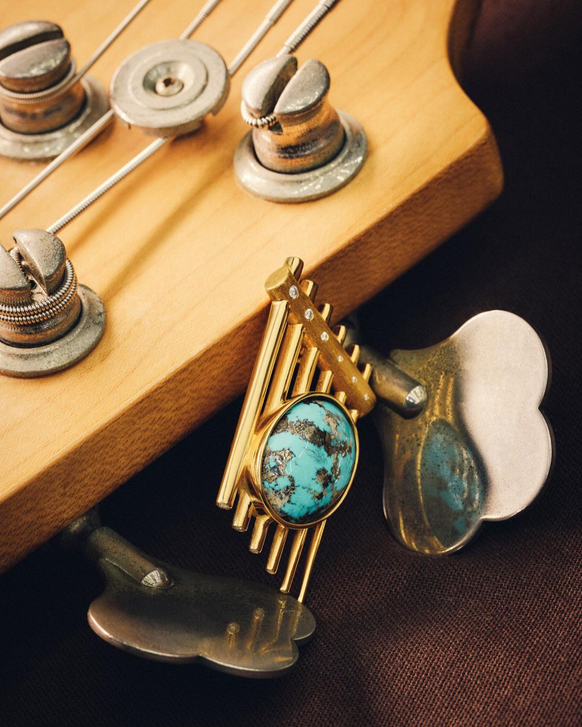 Strike A Chord Brooch