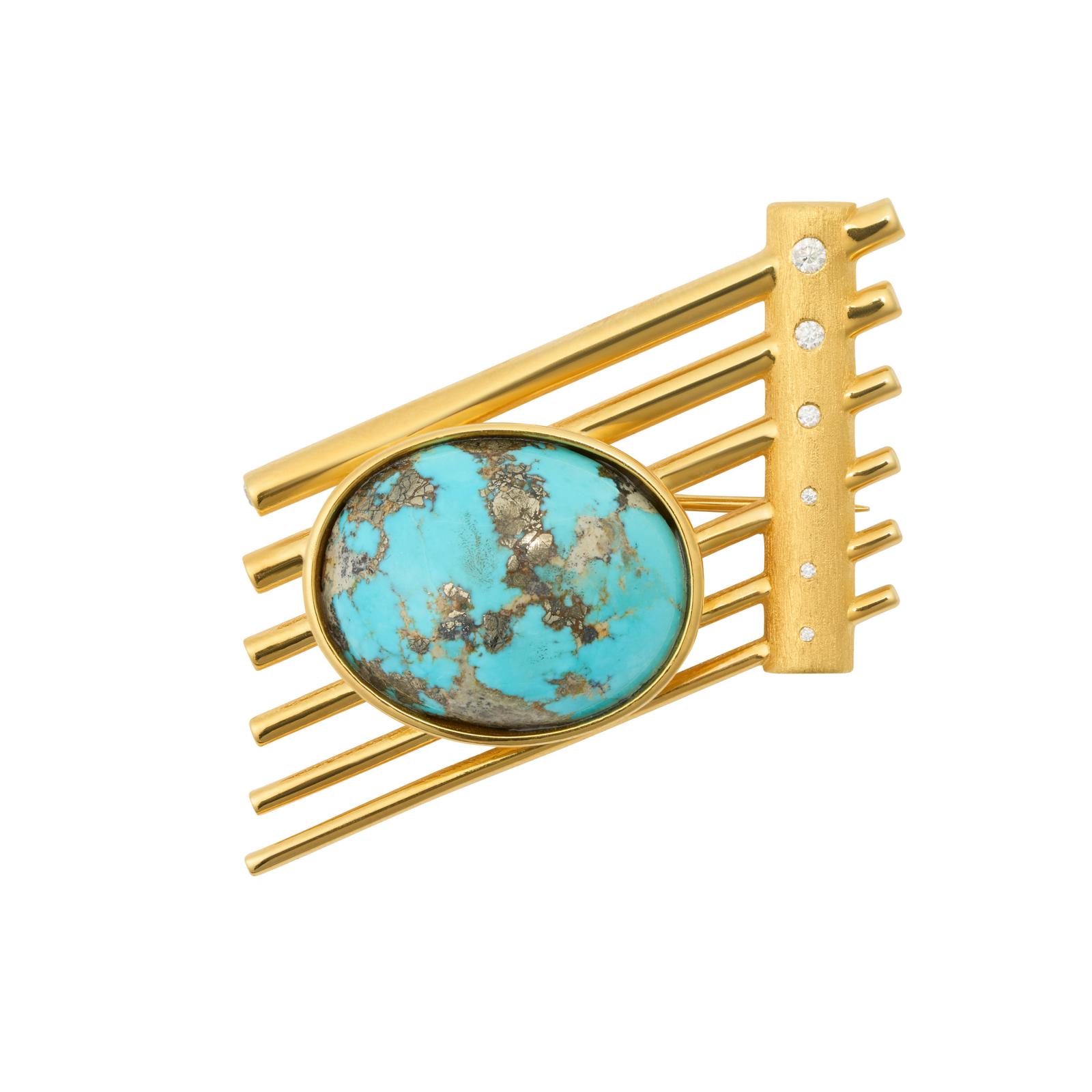 Strike A Chord Brooch